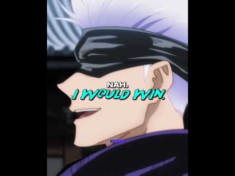 When Gojo Said Nah I D Win His Famous Lines Jujutsukaisen Jjk Gojo Gojosatoru Anime 
