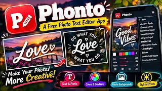 Phonto App Tutorial | Create Stunning Text Designs Like a Pro 🔥| #phonto #tech #viral #fyp screenshot 5