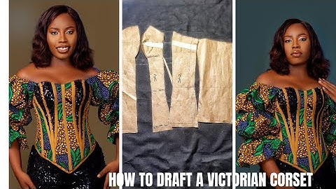 How to draft a Victorian corset, step by step for beginners(1)   #victoriancorset.