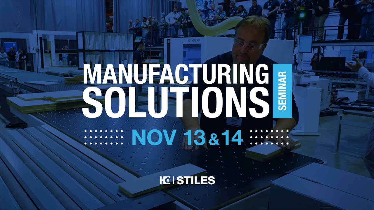 Stiles Manufacturing Solutions Seminar Nov 2024 | Woodworking Manufacturing Technology