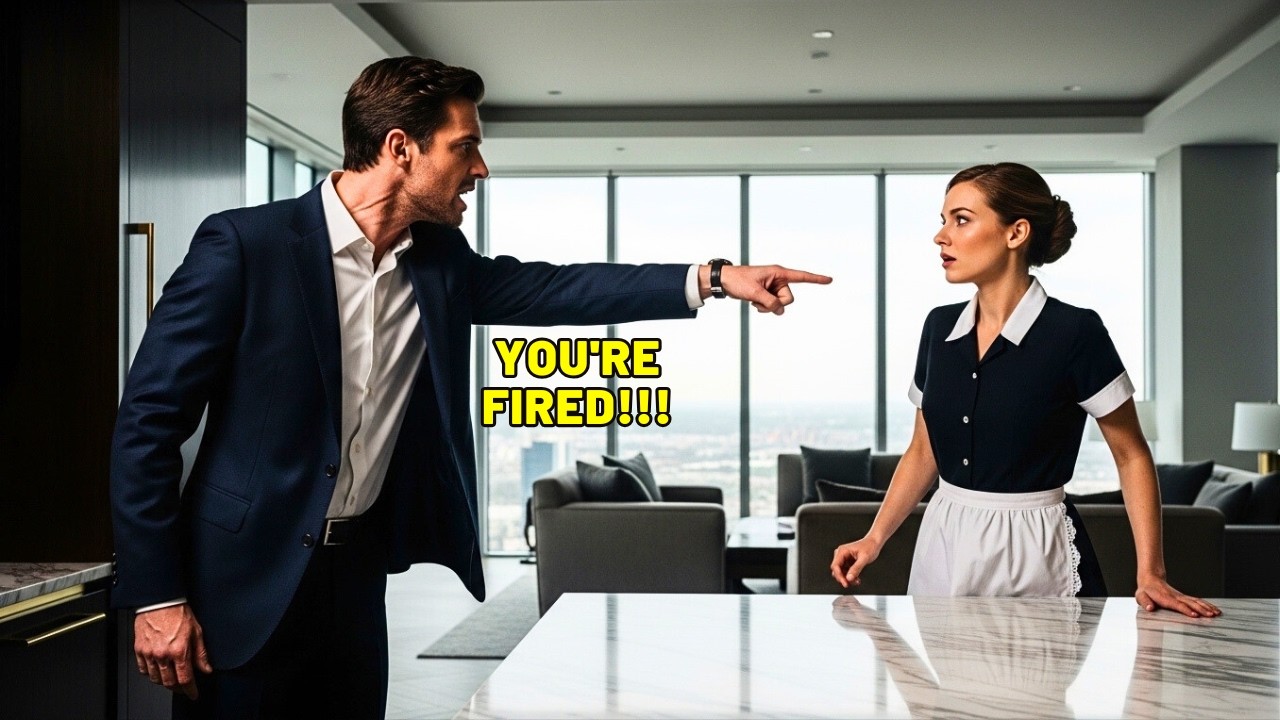 THE ARROGANT CEO FIRED HIS MAID — MINUTES LATER, SHE WAS THE ONLY ONE WHO COULD SAVE HIS $10M DEAL…