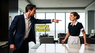 THE ARROGANT CEO FIRED HIS MAID — MINUTES LATER, SHE WAS THE ONLY ONE WHO COULD SAVE HIS $10M DEAL…