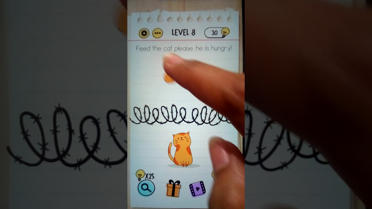Feed The Cat Please He Is Hungry Brain Test Level 8 YouTube Maxresdefault