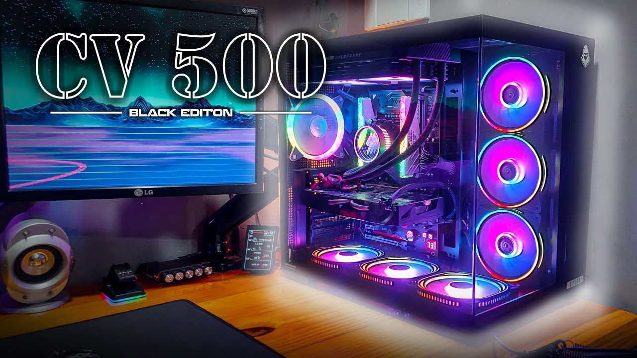 Gabinete Aquário Custo Benefício : Mancer CV500 Black Edition