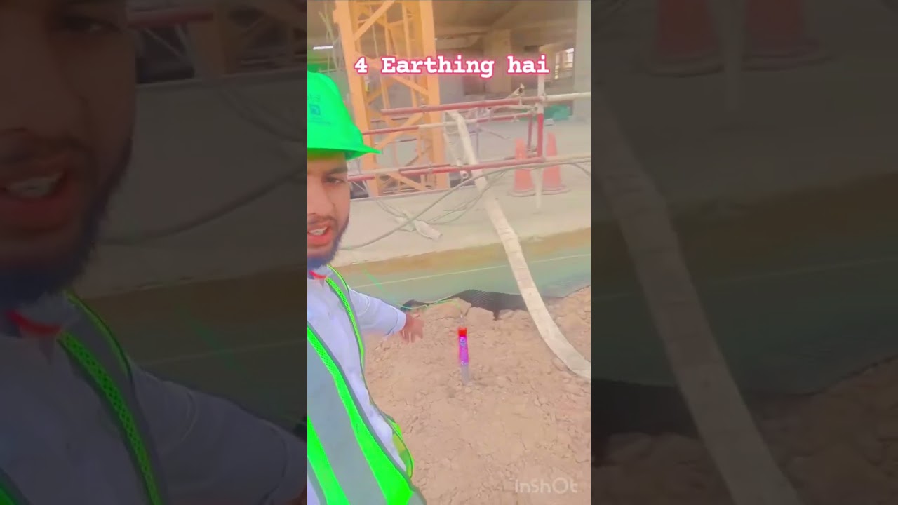 Tower Crane me Earthing ✅