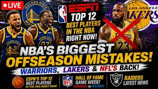 🚨 NBA’s Biggest Offseason Mistakes! Warriors, Lakers & NFL Is Back | LIVE