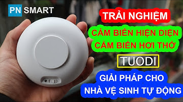 Công tắc cảm biến hiện diện Tuodi 9952, cảm biến hơi thở lắp đặt trong phòng vệ sinh| PN Smart
