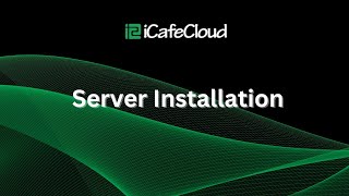 ICafeCloud: Server installation
