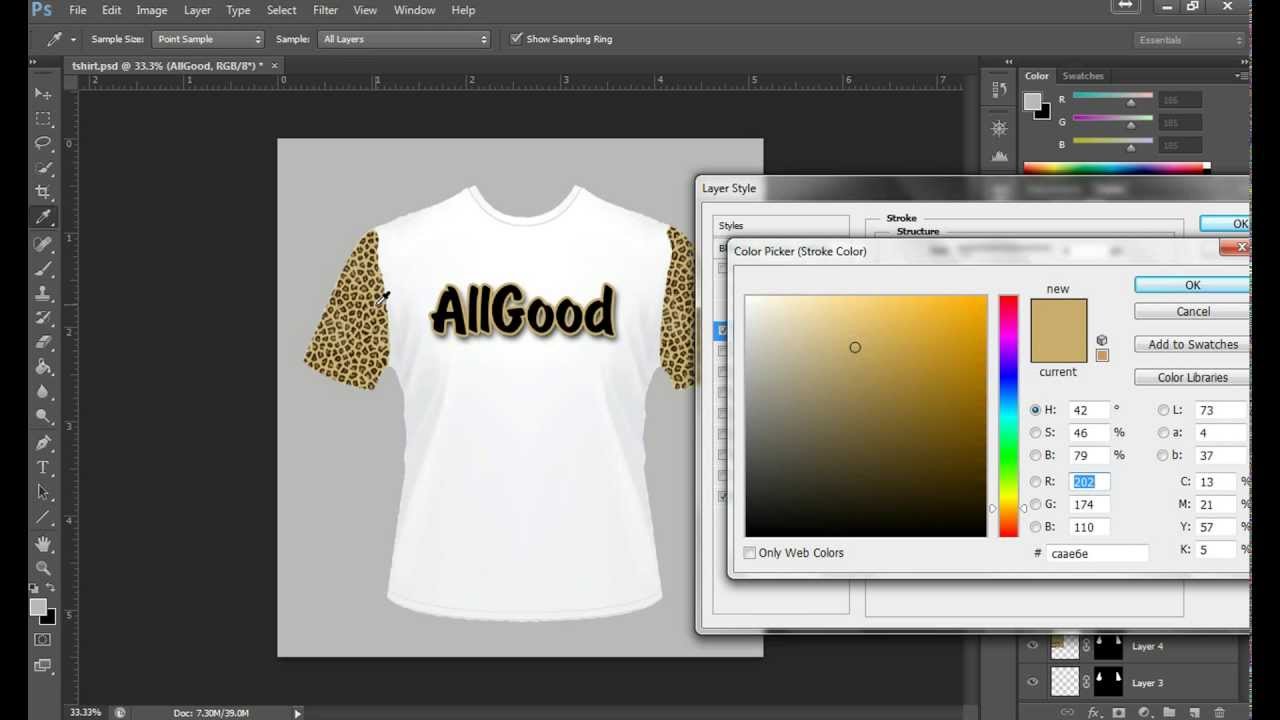 Download How to design a T-shirt in Photoshop - YouTube