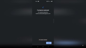 How to Restore Contacts on Android