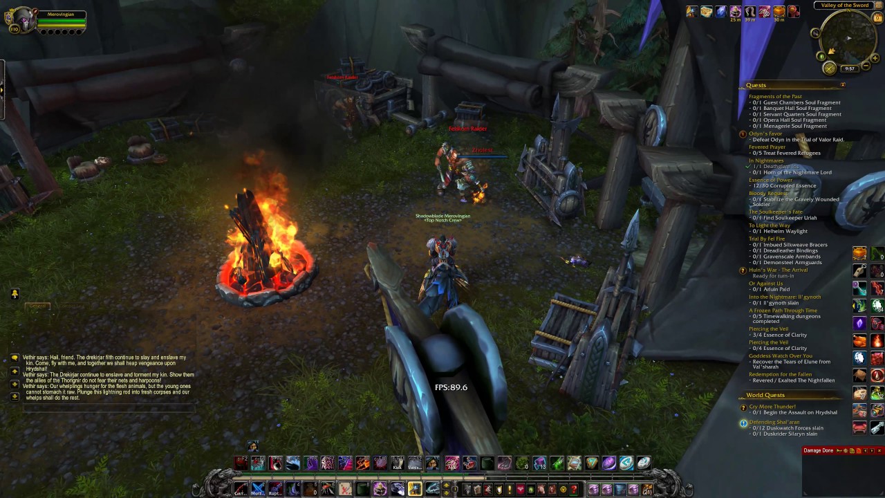 [4K] WANTED Tiptog the Lost World Quest WoW Legion i3 6100 GTX 1070