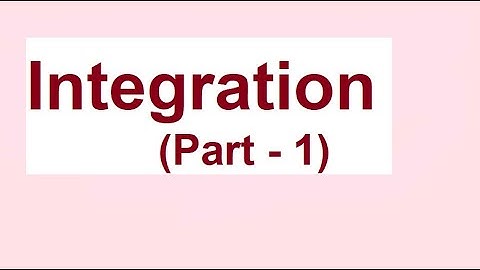 2001 Integration as inverse operation of differentiation by Dinesh K Khatri GPC Dungarpur
