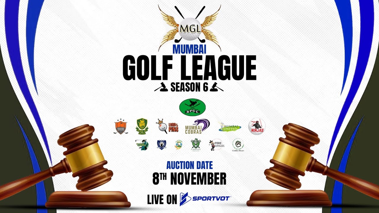 Mumbai Golf League | Season 6 Auction | LIVE on SportVot – Don’t Miss the Action