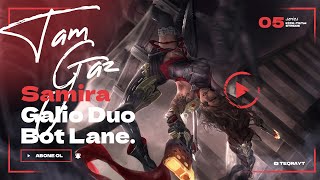 TAM GAZ MODU: 🌹Samira ADC ile 🗿Galio Support Bot Lane Duo | League of Legends