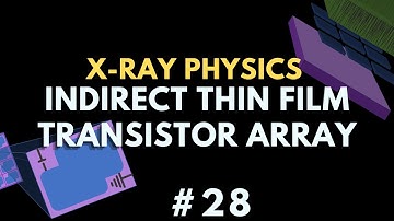 Indirect Thin Film Transistor Array (Flat Panel)  | X-ray Physics | Radiology Physics Course #35