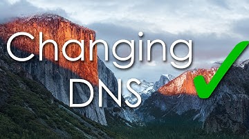 How to change DNS (Mac Os X - El Capitan)