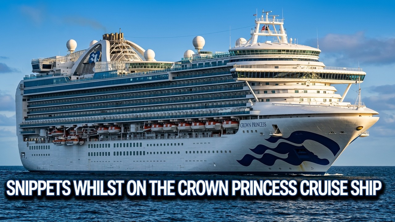Snippets whilst on the Crown Cruise Ship 