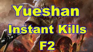 Yueshan F2 Instant kills - Naraka Bladepoint
