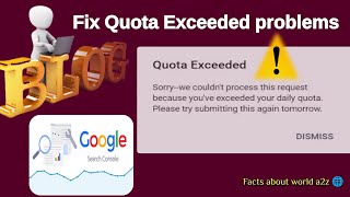 quota exceeded-sorry--we couldn't process this request because you've exceeded your daily quota.