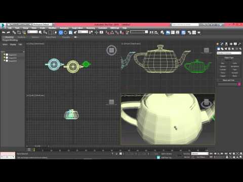 3ds Max для начинающих урок 11 ( окна проекций - Viewport )