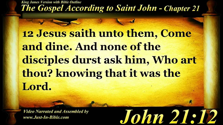 The Gospel of John Chapter 21 - Bible Book #43 - The Holy Bible KJV Read Along Audio/Video/Text
