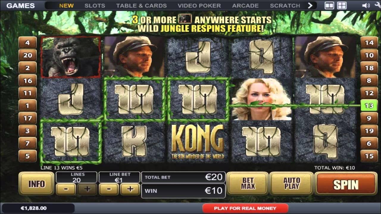 Free king kong slot machine