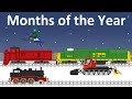 Months of the Year with Trains - The Kids' Picture Show