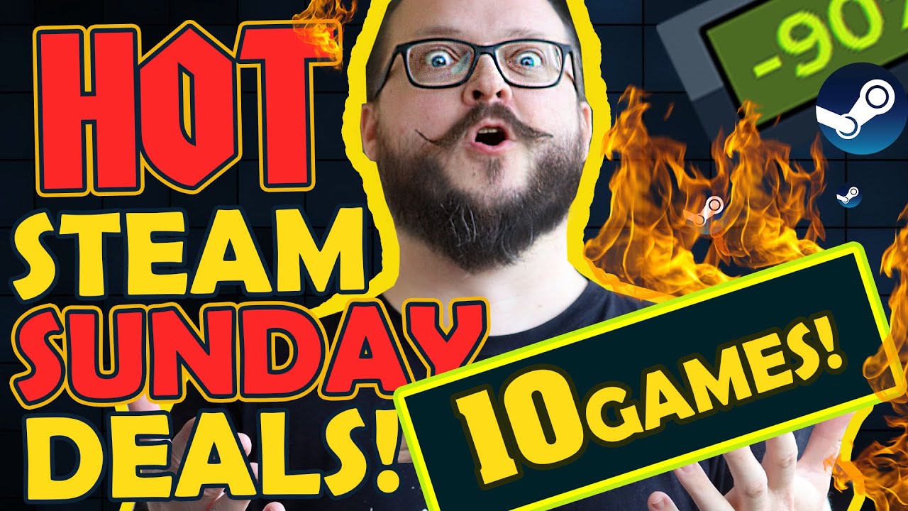 Воскресные предложения Steam! 10 невероятных игр, которые помогут вам избавиться от скуки! ⚔️