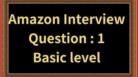 Amazon interview question | Replace space in a string | Basic