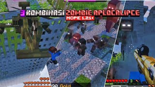 3 KOMBINASI ADDON ZOMBIE APOCALYPSE TERLENGKAP YANG WAJIB KALIAN COBA!! MCPE 1.21+  screenshot 4