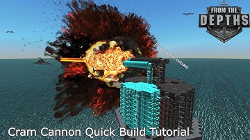 Cram Cannon Quick Build Tutorial - Building a Large Cram Turret in Real Time