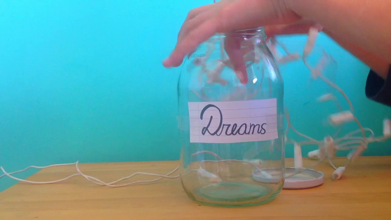 How to make a dream jar!☁️ YouTube