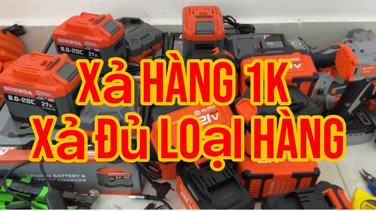 🔴🔴🔴🔴✅XẢ HÀNG BÃI NHẬT,VÍT CHỐNG TRƯỢT,MÁY KHOAN ĐIỆN,MÀI ĐIỆN,KHOAN PIN,CƯA XÍCH,ĐINH NỔ,PIN KUTAN