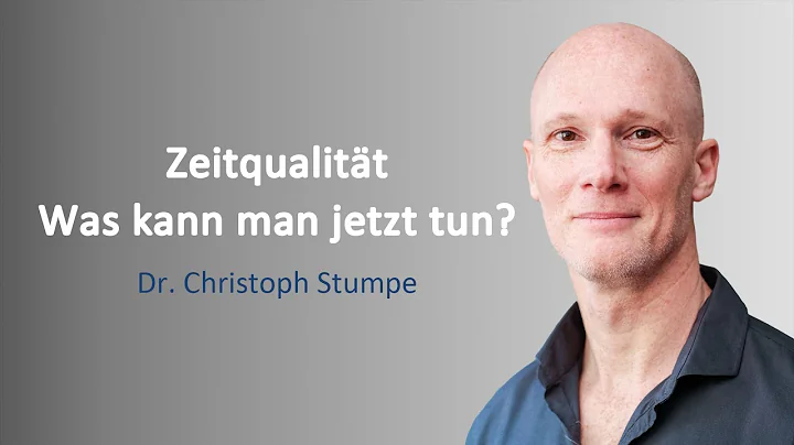 Zeitqualitt- Was kann man jetzt tun? Gedanken zur ...