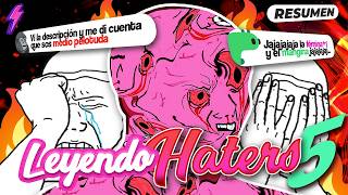 ¡Leyendo HATERS 5! 💥 MANGINAS Y FEM1NA*1 | Resumen del STREAM del Domingo