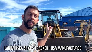 Track Your Construction Equipment:  LandAirSea.com/