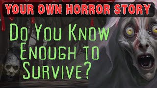 Horror Story Survival Quiz on Classic & Modern Horror Books 🩸Can You Escape Your Own Scary Story? screenshot 1
