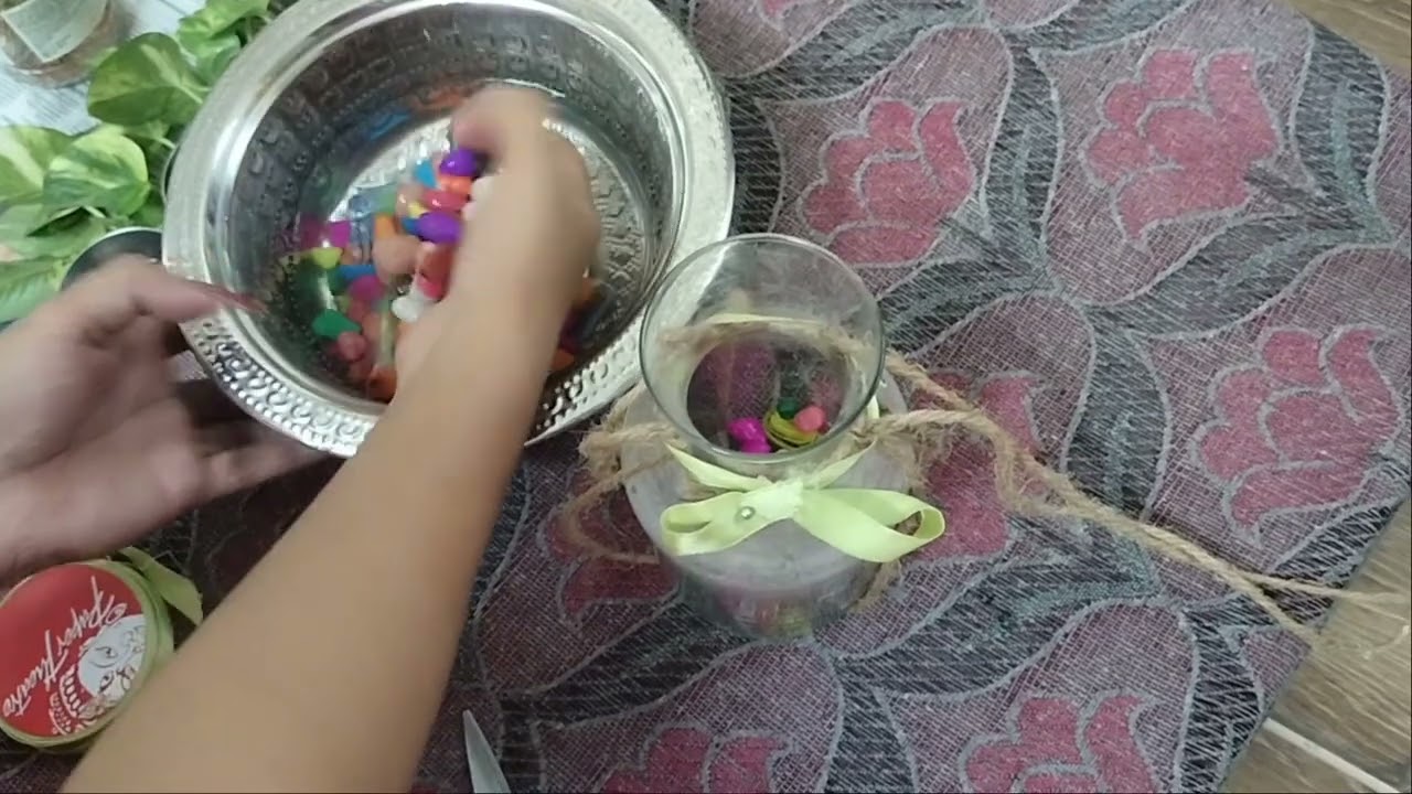 How to hang glass vase 