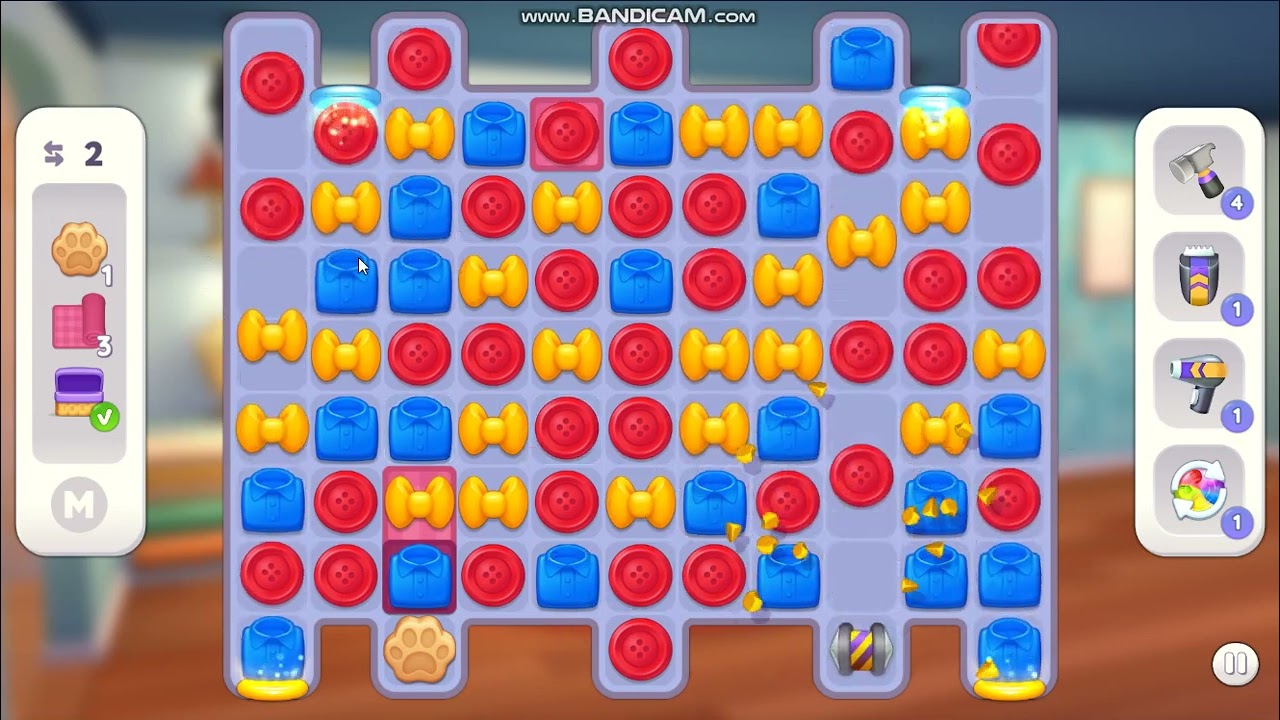 Makeover Match - Swap & Style level 190 no power-ups