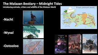 The Malazan Bestiary – Midnight Tides – Nacht , Wyval , Ootooloo