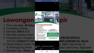 Lowongan supir simA bandung