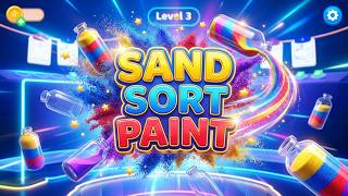 Sand Sort Paint Mobile Game | Gameplay Android screenshot 4