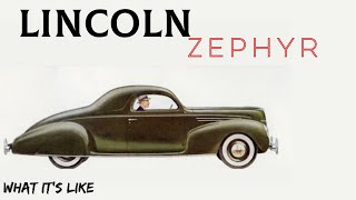 1938 Lincoln Zephyr, flathead V12￼