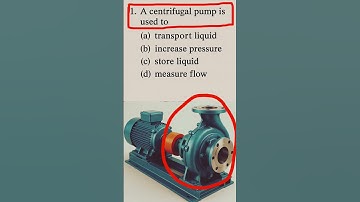 Centrifugal Pump Interview Questions #shorts