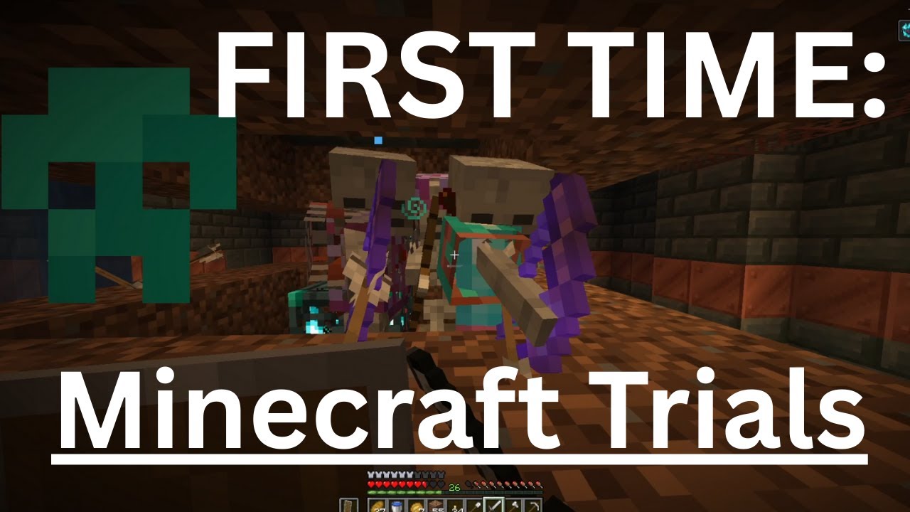 First Time Exploring The Minecraft Trials (Easy mode)