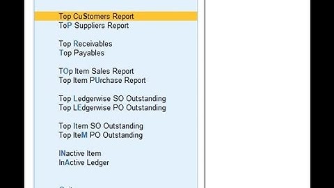 Tally Add On : Top MIS Reports in TallyPrime Software.