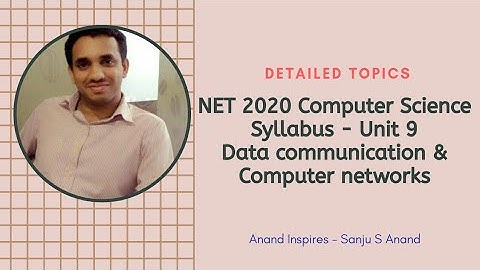 UGC NET Computer Science Unit 9 syllabus 2020.
