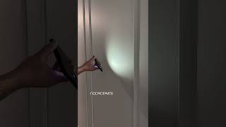 Как выглядят стены после прокраски валиком при идеально прошпаклеванных стенах #ремонтквартирмосква