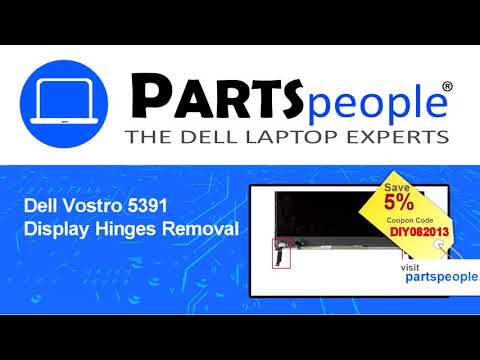 Dell Vostro 5391 (P114G001) Display Hinges How-To Video Tutorial