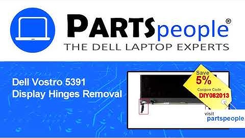 Dell Vostro 5391 (P114G001) Display Hinges How-To Video Tutorial